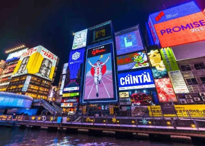 ー 8Greige ー 2Min Dotonbori Namba Kuromon Osaka Usj Wifi Unlimited